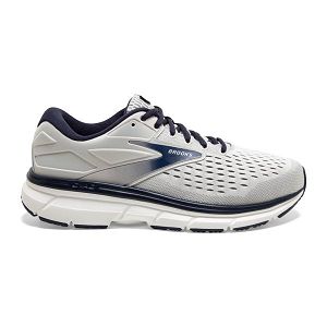 Brooks Dyad 11 Road Running Shoes - Mens, Grey/Navy | IE-ZOL458132